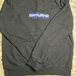 Black Concert Crewneck Sweater